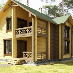 Проект дома из бруса 3