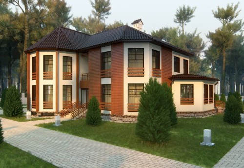 дизайн загородных домов 1