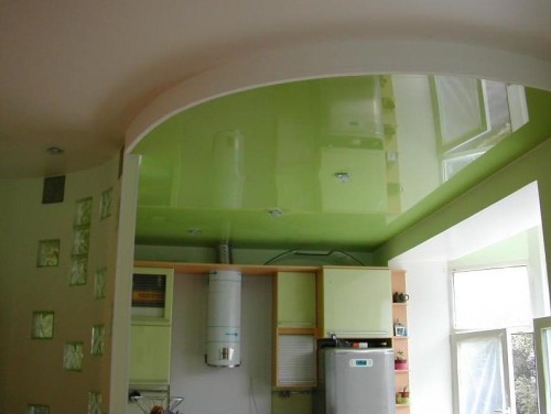 Лаковые натяжные потолки 3