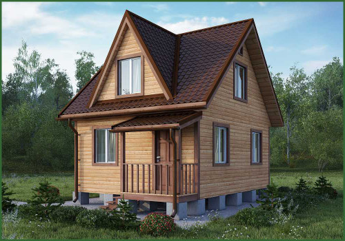 Дом из бруса прогресс