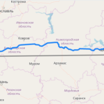 Расстояние между городами