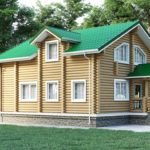 Дома из оцилиндрованного бревна